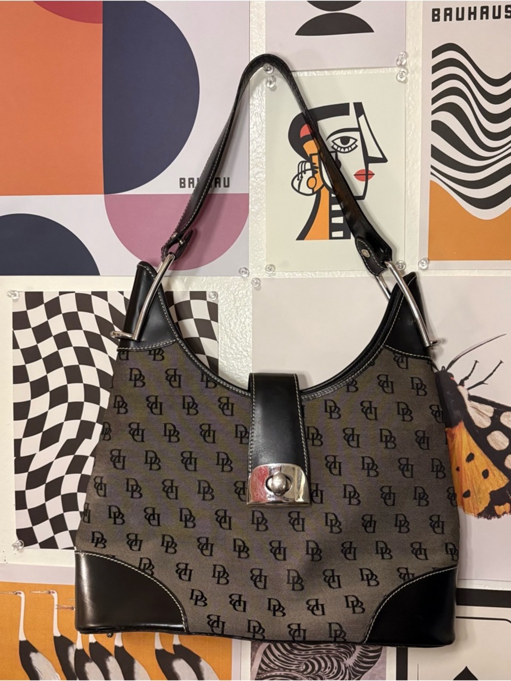 Dooney & Bourke DB Monogram Shoulder Bag